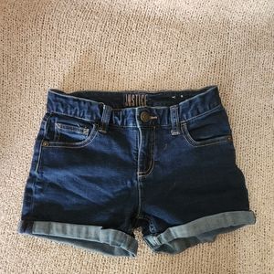 Just denim shorts